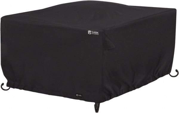 Classic Accessories - Polyester Fire Pit Protective Cover - 42 x 42 x 22", Black - Apex Tool & Supply