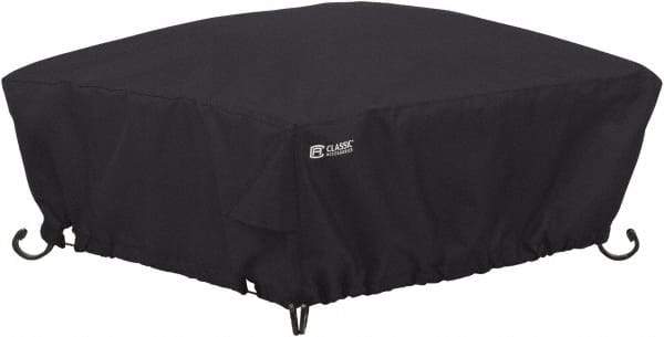 Classic Accessories - Polyester Fire Pit Protective Cover - 30 x 30 x 12", Black - Apex Tool & Supply