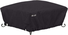 Classic Accessories - Polyester Fire Pit Protective Cover - 36 x 36 x 12", Black - Apex Tool & Supply