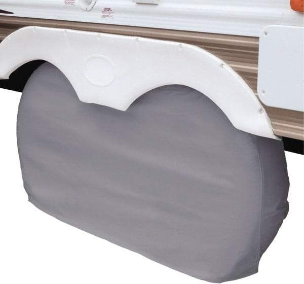 Classic Accessories - Polyvinyl Chloride RV Protective Cover - 30 to 33" Diam x 8" Wide, Gray - Apex Tool & Supply
