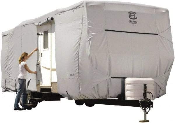 Classic Accessories - Polyester RV Protective Cover - 20 to 22' Long x 118" High, Gray - Apex Tool & Supply