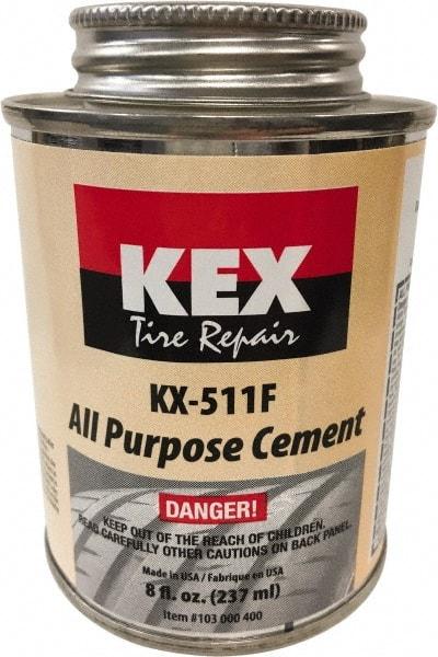 KEX Tire Repair - 8 oz. Can Cement - For Tires & Wheels - Apex Tool & Supply