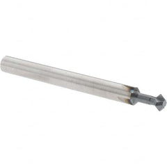 Accupro - 3/16° 3/16" Cut Diam, 0.093" Cut Width, 3/16" Shank, Solid Carbide Double-Angle Cutter - Apex Tool & Supply