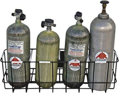 AIR Systems - SCBA/EEBA Air Cylinder Rack - Use with Self-Contained Breathing Apparatus (SCBA) - Apex Tool & Supply