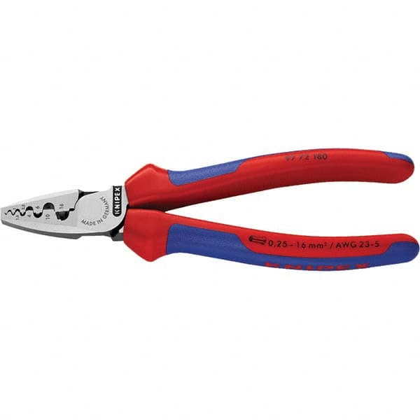 Knipex - Crimpers Type: Crimping Pliers Style: Crimping Pliers for End Sleeves (Ferrules) - Apex Tool & Supply