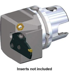 Kennametal - Beyond Evolution Blade Insert, 48mm Head Length, Modular Grooving Blade Holder Head - Right Hand Cut, System Size KM63XMZ, Through Coolant, Series Beyond Evolution - Apex Tool & Supply