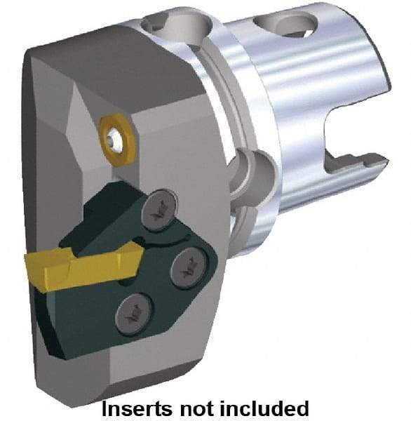 Kennametal - A3 & A4 Modular Blade Insert, 66.5mm Head Length, Modular Grooving Blade Holder Head - Right Hand Cut, System Size KM80TS, Through Coolant, Series KGMS - Apex Tool & Supply