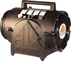 AIR Systems - 8" Inlet, Electric AC Contractor Grade Axial Fan - 0.33 hp, 823 CFM (Free Air), Explosion Proof, 220 Max Voltage Rating - Apex Tool & Supply