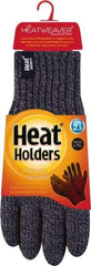 Grabber - Size M Work Gloves - For General Purpose, Uncoated, Slip-On Cuff, Full Fingered, Navy, Paired - Apex Tool & Supply