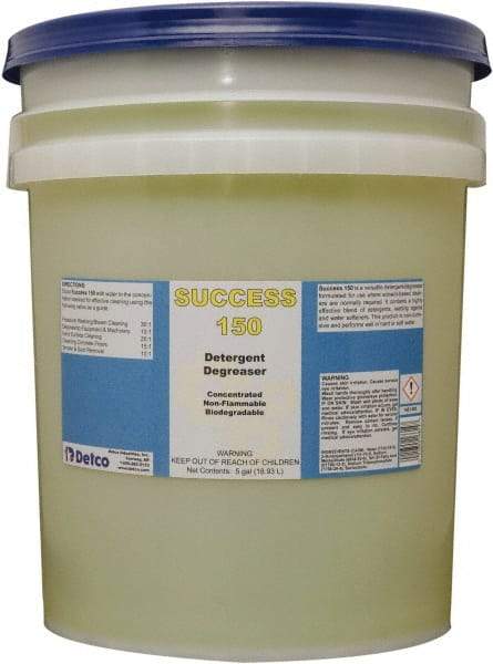 Detco - 5 Gal Bucket Cleaner/Degreaser - Liquid, Butyl-Based, Unscented - Apex Tool & Supply