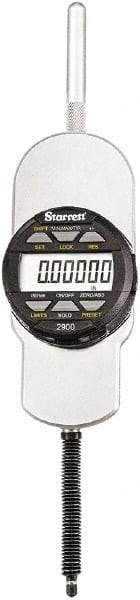 Starrett - Electronic Drop Indicators Minimum Measurement (Decimal Inch): 0.0000 Minimum Measurement (mm): 0.00 - Apex Tool & Supply