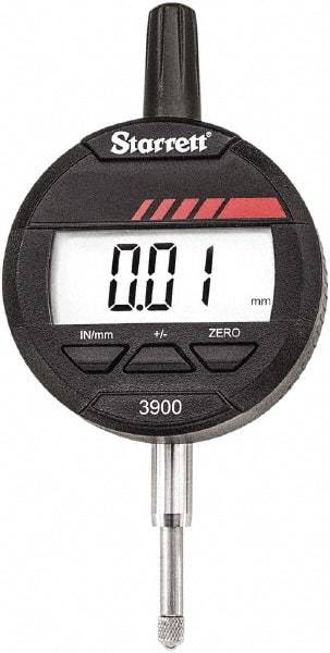 Starrett - Electronic Drop Indicators Minimum Measurement (Decimal Inch): 0.0000 Minimum Measurement (mm): 0.00 - Apex Tool & Supply