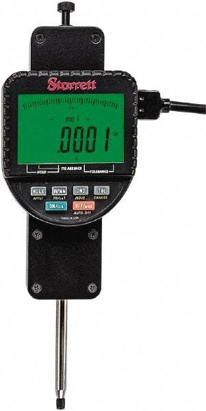 Starrett - Electronic Drop Indicators Minimum Measurement (Decimal Inch): 0.0000 Minimum Measurement (mm): 0.00 - Apex Tool & Supply