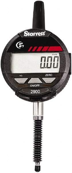 Starrett - Electronic Drop Indicators Minimum Measurement (Decimal Inch): 0.0000 Minimum Measurement (mm): 0.00 - Apex Tool & Supply