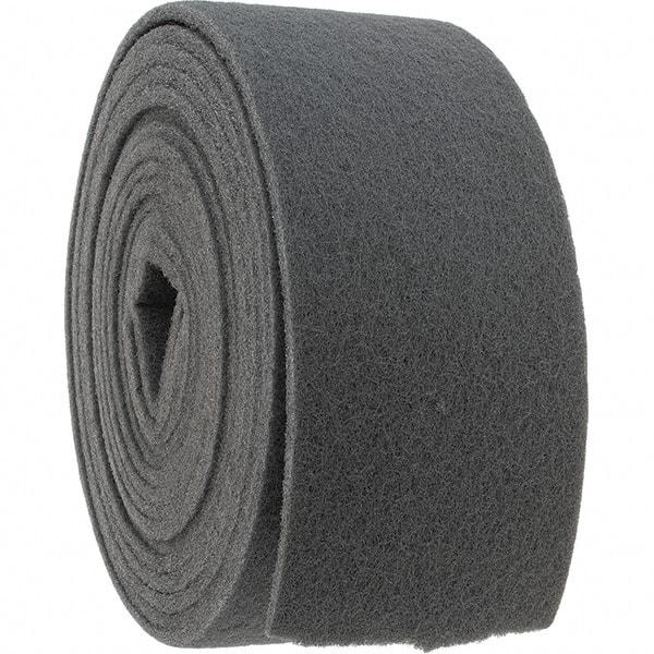 Brite Star - 30' Long x 6" Wide Nonwoven Roll - Very Fine Grade, Gray, Silicon Carbide - Apex Tool & Supply