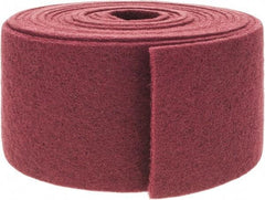 Brite Star - 30' Long x 6" Wide Nonwoven Roll - Very Fine Grade, Purple, Aluminum Oxide - Apex Tool & Supply