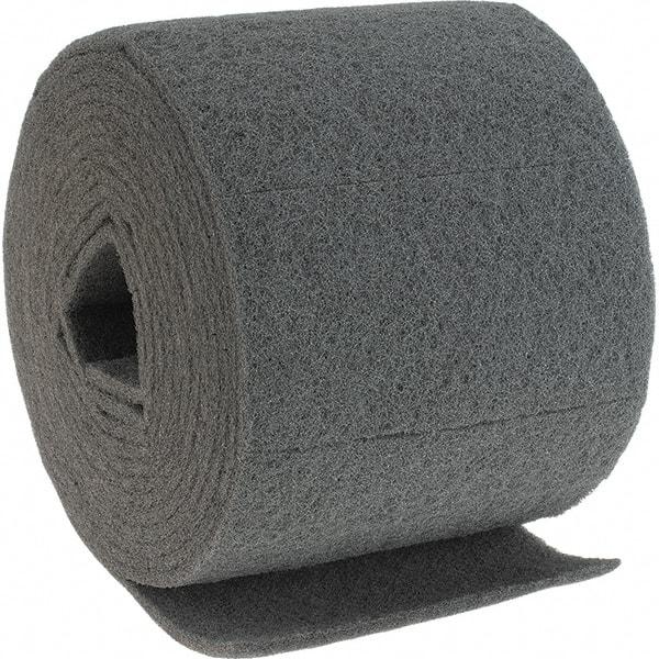 Brite Star - 20' Long x 8" Wide Nonwoven Roll - Very Fine Grade, Gray, Silicon Carbide - Apex Tool & Supply