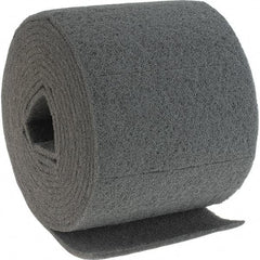 Brite Star - 20' Long x 8" Wide Nonwoven Roll - Very Fine Grade, Gray, Silicon Carbide - Apex Tool & Supply