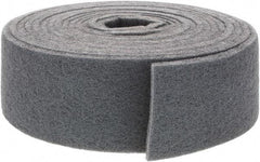 Brite Star - 30' Long x 4" Wide Nonwoven Roll - Very Fine Grade, Gray, Silicon Carbide - Apex Tool & Supply