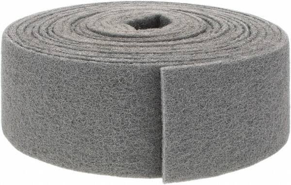 Brite Star - 30' Long x 4" Wide Nonwoven Roll - Very Fine Grade, Gray, Silicon Carbide - Apex Tool & Supply
