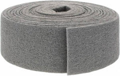 Brite Star - 30' Long x 4" Wide Nonwoven Roll - Very Fine Grade, Gray, Silicon Carbide - Apex Tool & Supply