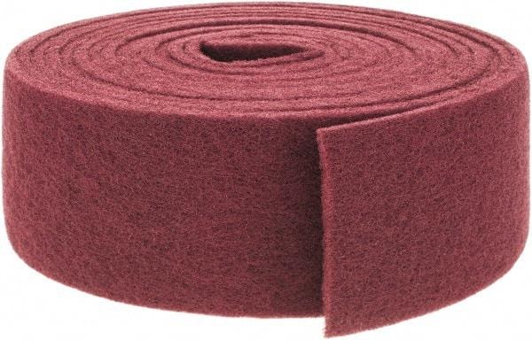 Brite Star - 30' Long x 4" Wide Nonwoven Roll - Very Fine Grade, Purple, Aluminum Oxide - Apex Tool & Supply