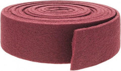 Brite Star - 30' Long x 4" Wide Nonwoven Roll - Very Fine Grade, Purple, Aluminum Oxide - Apex Tool & Supply
