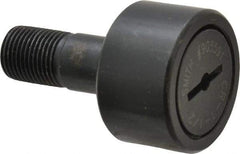 Accurate Bushing - 1-1/2" Roller Diam x 7/8" Width, 5/8" Stud Diam x 1-1/2" Length, Stud Cam Follower - Steel, 3/4" Thread Length, 5/8-18 Thread, 2-3/8" OAL, 5,560 Lb Dynamic Cap, 5,730 Lb Static Cap - Apex Tool & Supply