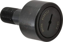 Accurate Bushing - 2" Roller Diam x 1-1/4" Width, 7/8" Stud Diam x 2" Length, Stud Cam Follower - Steel, 1" Thread Length, 7/8-14 Thread, 3-1/4" OAL, 10,370 Lb Dynamic Cap, 10,700 Lb Static Cap - Apex Tool & Supply