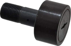 Accurate Bushing - 1-3/4" Roller Diam x 1" Width, 3/4" Stud Diam x 1-3/4" Length, Stud Cam Follower - Steel, 7/8" Thread Length, 3/4-16 Thread, 2-3/4" OAL, 7,870 Lb Dynamic Cap, 7,950 Lb Static Cap - Apex Tool & Supply