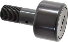 Accurate Bushing - 2" Roller Diam x 1-1/4" Width, 7/8" Stud Diam x 2" Length, Stud Cam Follower - Steel, 1" Thread Length, 7/8-14 Thread, 3-1/4" OAL, 10,370 Lb Dynamic Cap, 10,700 Lb Static Cap - Apex Tool & Supply