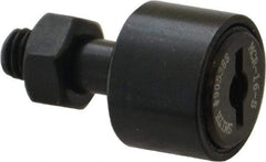 Accurate Bushing - 16mm Roller Diam x 11mm Width, 6mm Stud Diam x 16mm Length, Sealed Stud Cam Follower - Steel, 8mm Thread Length, M6x1 Thread, 28mm OAL, 3,800 N Dynamic Cap, 3,750 N Static Cap - Apex Tool & Supply