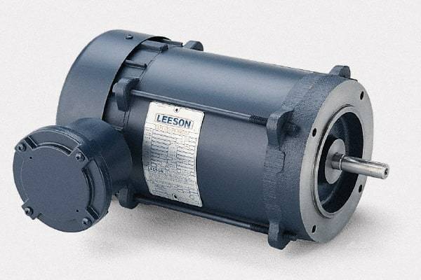 Leeson - 3/4 hp Explosion Proof Motor - G56C NEMA Frame, 115/208-230 Volts, 65% Efficiency at Full Load - Apex Tool & Supply