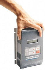 Leeson - 115/230 Volt, 1 hp, Frequency Drive, Inverter & Speed Control - 6.12" Wide x 4.22" Deep x 7-1/2" High - Apex Tool & Supply