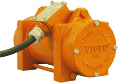 Vibco - 1 Phase, 0.3 Amp, 115 Volt, 7-1/2" Long, Electric Vibrators - 50 to 100 Lbs. Force, 60 Decibels - Apex Tool & Supply