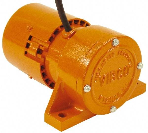 Vibco - 1 Phase, 1.5 Amp, 115 Volt, 7-1/2" Long, Electric Vibrators - 0 to 60 Lbs. Force, 48 Decibels - Apex Tool & Supply