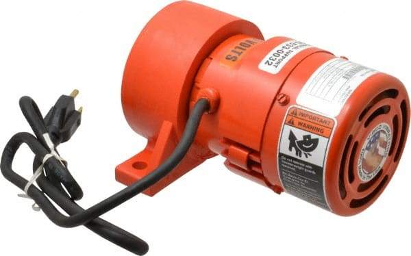 Vibco - 1 Phase, 1.7 Amp, 115 Volt, 7-1/2" Long, Electric Vibrators - 0 to 80 Lbs. Force, 50 Decibels - Apex Tool & Supply
