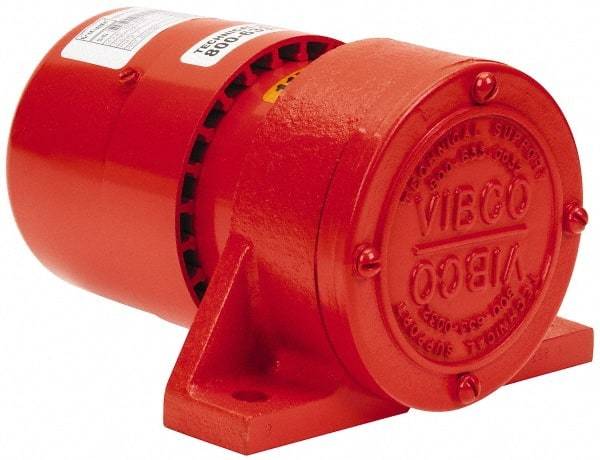 Vibco - 1 Phase, 1.7 Amp, 115 Volt, 7-1/2" Long, Electric Vibrators - 0 to 80 Lbs. Force, 50 Decibels - Apex Tool & Supply