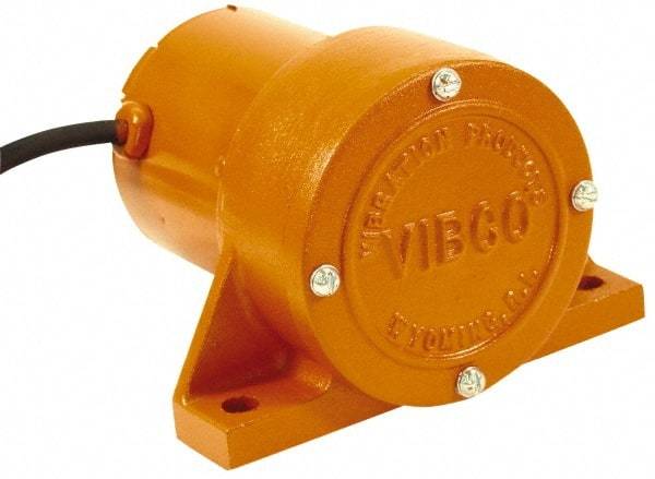 Vibco - 1 Phase, 1.4 Amp, 115 Volt, 5" Long, Electric Vibrators - 0 to 20 Lbs. Force, 45 Decibels - Apex Tool & Supply