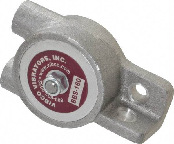 Vibco - 160 Lb. Force, 7 Cubic Feet per Minute, 9,000 RPM, 67 Decibel, Pneumatic Vibrator - 4-1/8" Long x 1-9/16" Wide x 1-1/4" High, 1/4 Port Inlet, 1/4 Port Outlet - Apex Tool & Supply