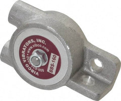 Vibco - 160 Lb. Force, 7 Cubic Feet per Minute, 9,000 RPM, 67 Decibel, Pneumatic Vibrator - 4-1/8" Long x 1-9/16" Wide x 1-1/4" High, 1/4 Port Inlet, 1/4 Port Outlet - Apex Tool & Supply
