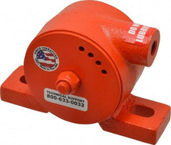 Vibco - ,500 Lb. Force, 10-1/2 Cubic Feet per Minute, 7,200 RPM, 70 Decibel, Pneumatic Vibrator - 5-3/8" Long x 1-1/2" Wide x 3-1/2" High, 1/4 Port Inlet - Apex Tool & Supply