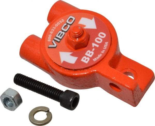 Vibco - 55 Lb. Force, 6 Cubic Feet per Minute, 24,000 RPM, 75 Decibel, Pneumatic Vibrator - 3-1/4" Long x 1-9/16" Wide x 1-7/8" High, 1/8 Port Inlet, 1/8 Port Outlet - Apex Tool & Supply