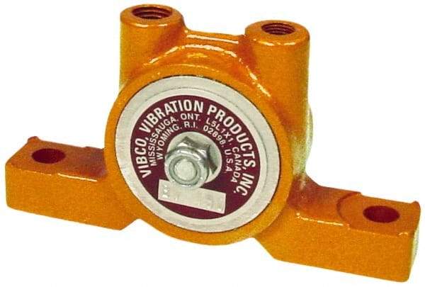 Vibco - 55 Lb. Force, 6 Cubic Feet per Minute, 24,000 RPM, 74 Decibel, Pneumatic Vibrator - 3-7/8" Long x 1-9/16" Wide x 2-3/8" High, 1/8 Port Inlet, 1/8 Port Outlet - Apex Tool & Supply