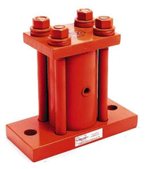 Vibco - 10 Cubic Feet per Minute, 7,000 RPM, 85 Decibel, Pneumatic Vibrator - 6" Long x 2-1/2" Wide x 5-5/16" High, 1/4 Port Inlet, 1/4 Port Outlet - Apex Tool & Supply
