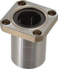 Value Collection - 3/4" ID, Square Flanged Single Linear Bearing - 1-1/4" OD - Apex Tool & Supply