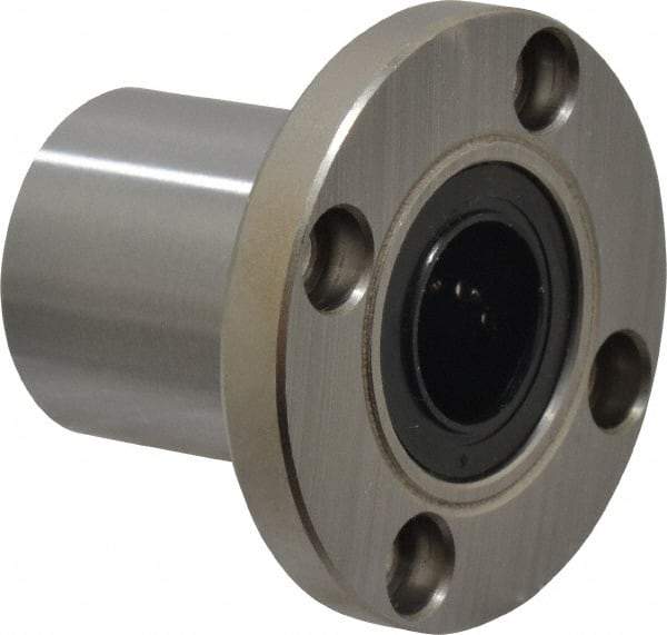 Value Collection - 16mm ID, Round Flanged Single Linear Bearing - 28mm OD - Apex Tool & Supply