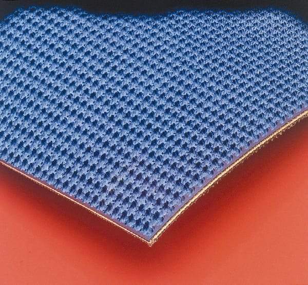 Made in USA - Incline Conveyor Belt - SBR Rubber, 2-Ply, No. 20035506-18 - Apex Tool & Supply