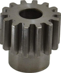 Boston Gear - 12 Pitch, 1.167" Pitch Diam, 14 Tooth Spur Gear - 3/4" Face Width, 1/2" Bore Diam, 0.92" Hub Diam, 14.5° Pressure Angle, Steel - Apex Tool & Supply