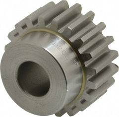 Boston Gear - 12 Pitch, 1.667" Pitch Diam, 20 Tooth Spur Gear - 3/4" Face Width, 5/8" Bore Diam, 1.32" Hub Diam, 14.5° Pressure Angle, Steel - Apex Tool & Supply
